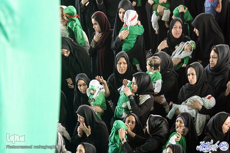 همایش شیرخوارگان حسینی در ۱۵۰ نقطه خراسان&zwnj;جنوبی برگزار شد