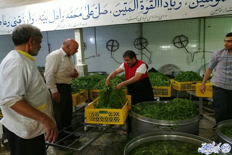 پخت غذای نذری- بیرجند