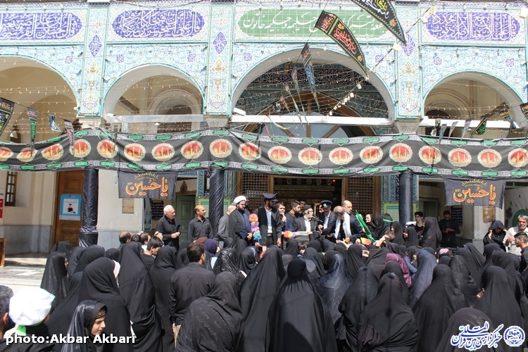 گزارش تصویری/استقبال مردم چهارمحال و بختیاری از خادمین حسینی