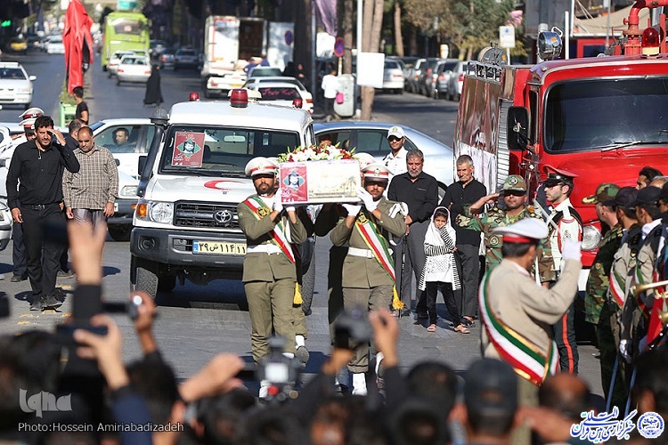 تشییع پیکر شهید &laquo;لکزایی&raquo; پس از 33 سال
