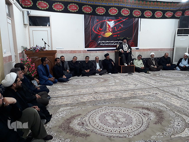 مراسم سوگواری اصحاب رسانه لرستان در شام تاسوعا