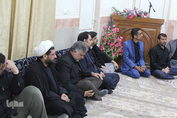 مراسم سوگواری اصحاب رسانه لرستان در شام تاسوعا