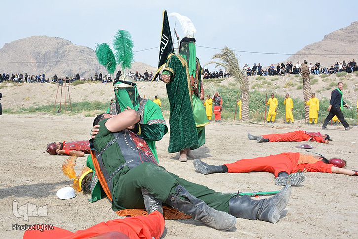 گزارش تصویری تعزیه هیئت اعظم لرستان