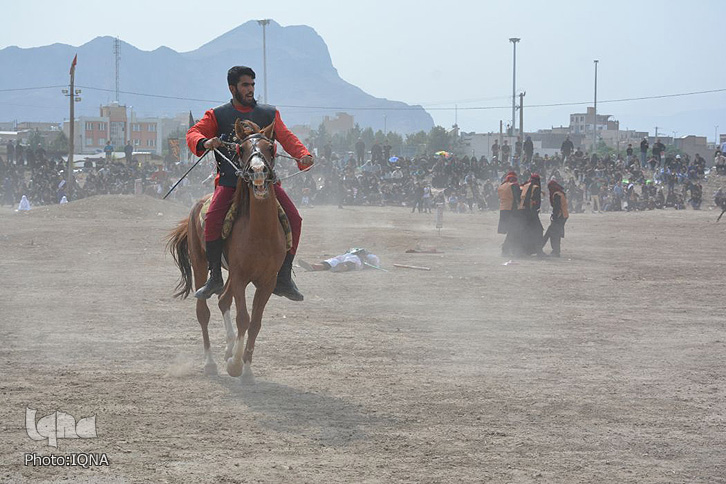 گزارش تصویری تعزیه هیئت اعظم لرستان