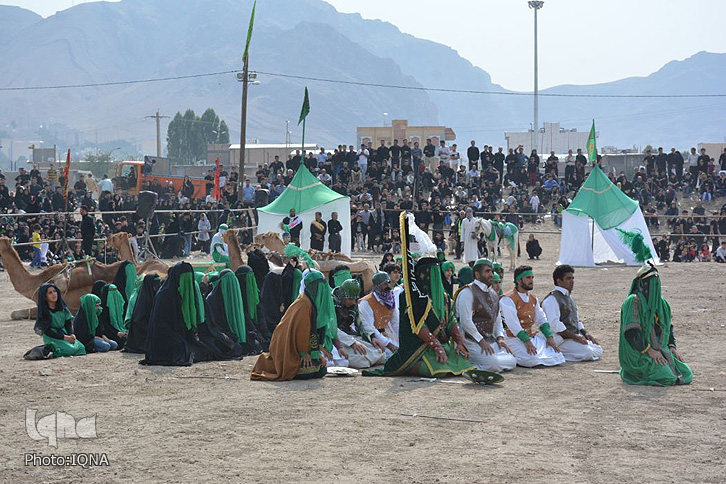 گزارش تصویری تعزیه هیئت اعظم لرستان