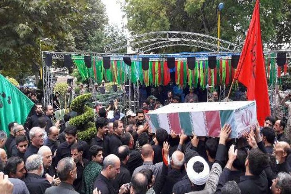 خاکسپاری دو شهید گمنام در شیرود
