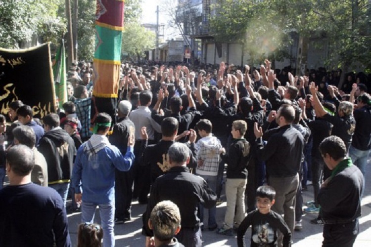 ندای &laquo;لبیک یا حسین&raquo; در کرمانشاه طنین&zwnj;انداز شد