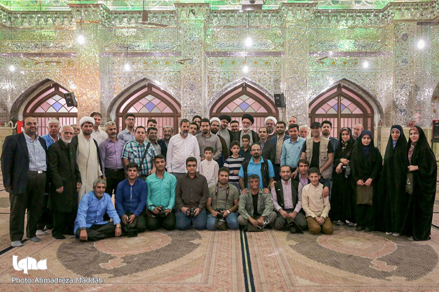 باز هم خاطره زیبای معنوی برای اصحاب رسانه فارس رقم خورد/ همه عاشقان آمده بودند