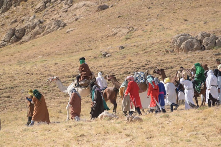 بازسازی واقعه غدیر خم در شهرستان بیجار + عکس