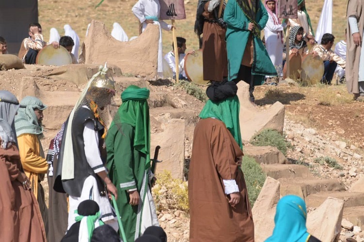 بازسازی واقعه غدیر خم در شهرستان بیجار + عکس