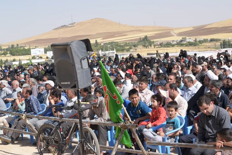 بازسازی واقعه غدیر خم در شهرستان بیجار + عکس