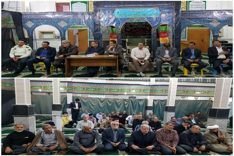اجرای طرح مسجد گردشی در مسجد قائم تویسرکان
