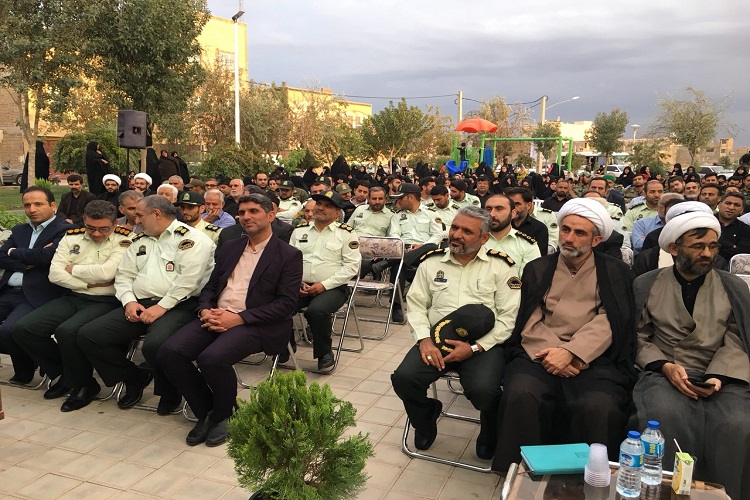 آیین پلاک&zwnj;کوبی کوچه و خیابان مزین به نام هفت شهید