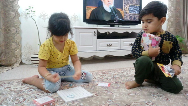 دیدار از کودکان شهدای مدافع حرم به مناسبت روز کودک+ عکس