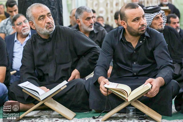 تصاویری از استراحت‌گاه‌های قرآنی اربعین در واسط عراق