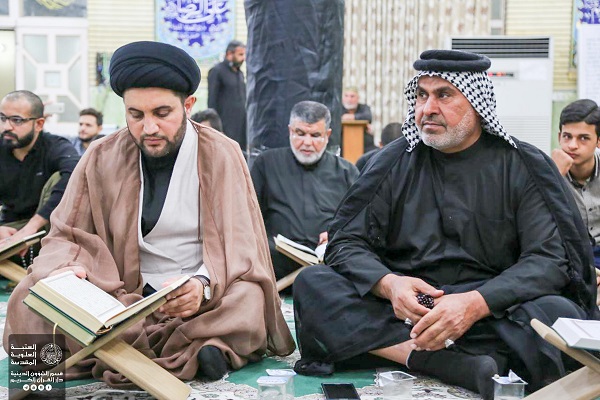 تصاویری از استراحت‌گاه‌های قرآنی اربعین در واسط عراق