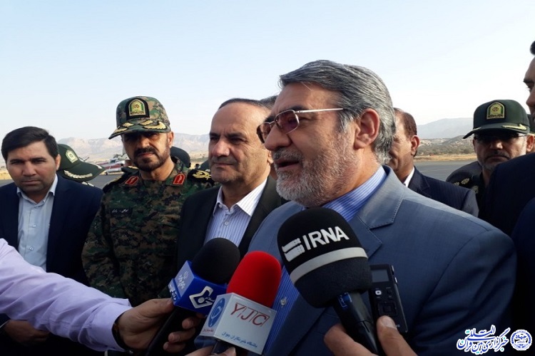 وزیر کشور وارد ایلام شد