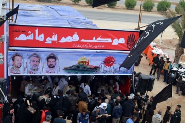 موکب قمر بنی هاشم(ع) کبودرآهنگ؛ آماده پذیرایی از زائران حسینی