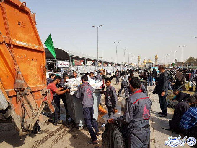 اعزام 40 نفر از کارکنان شهرداری‌های خراسان‌جنوبی به کاظمین