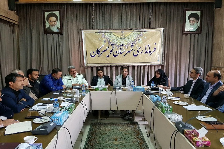 جلسه ستاد اربعین حسینی در تویسرکان برگزارشد