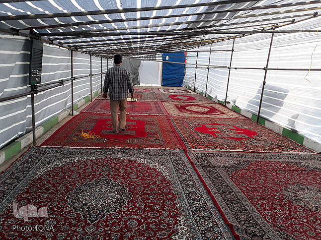 گزارش تصویری از آماده‌سازی زائرسرای اربعین شهرداری خرم‎آباد