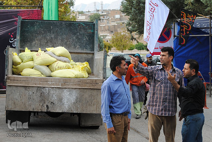 گزارش تصویری از آماده‌سازی زائرسرای اربعین شهرداری خرم‎آباد