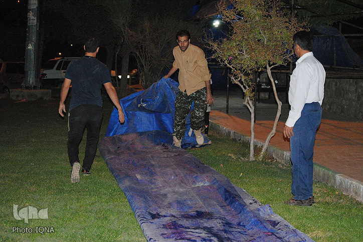 گزارش تصویری از آماده‌سازی زائرسرای اربعین شهرداری خرم‎آباد
