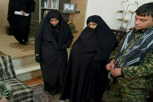 همسر شهید علیرضا شمسی پور به دیار حق شتافت