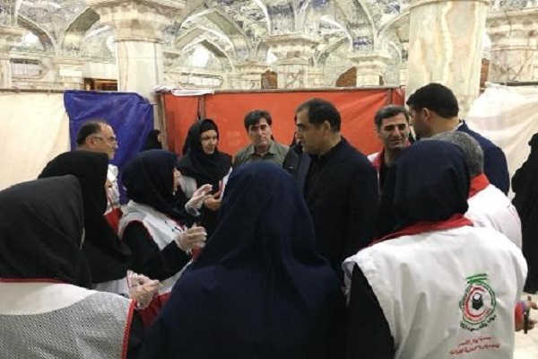 همکاری با عراق در انجام نظارتهای بهداشتی مراسم اربعین همکاری با عراق در انجام نظارتهای بهداشتی مراسم اربعین