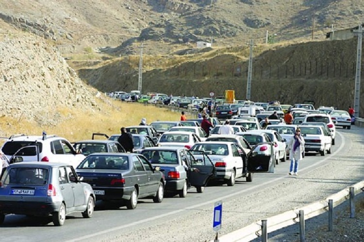 اعمال محدودیت&zwnj;های ترافیکی در جاده کرج- چالوس