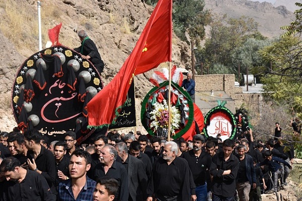 آیین نخل‌گردانی نیاسر برگزار شد