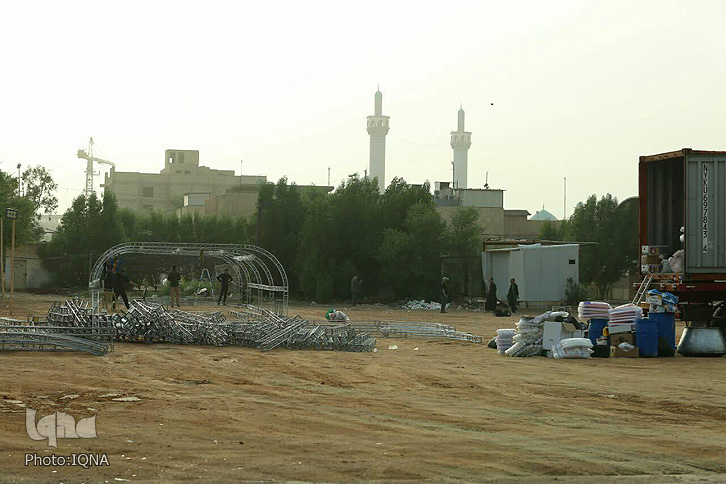 آماده سازی موکب های لرستان در نجف اشرف