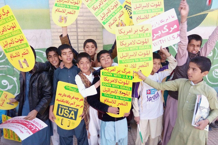 فریاد « مرگ بر امریکا» در زاهدان طنینانداز شد + عکس فریاد « مرگ بر امریکا» در زاهدان طنینانداز شد + عکس