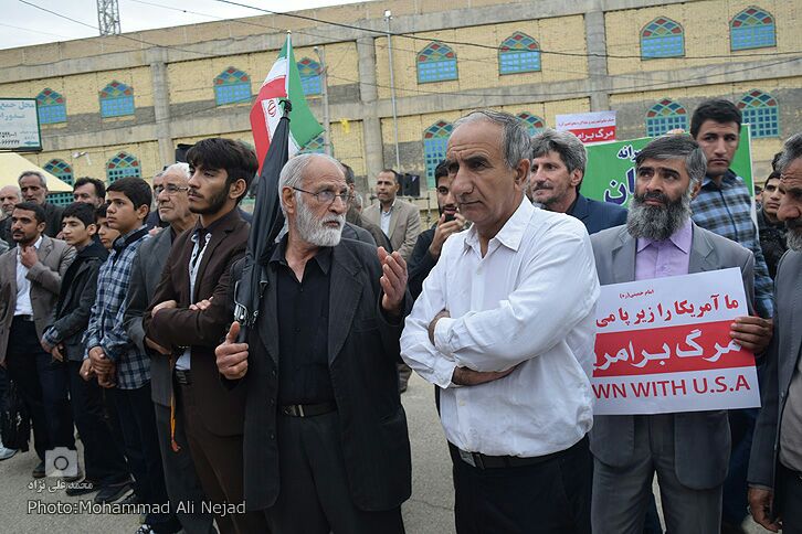 گزارش تصویری راهپیمایی یوم الله 13 آبان در لرستان