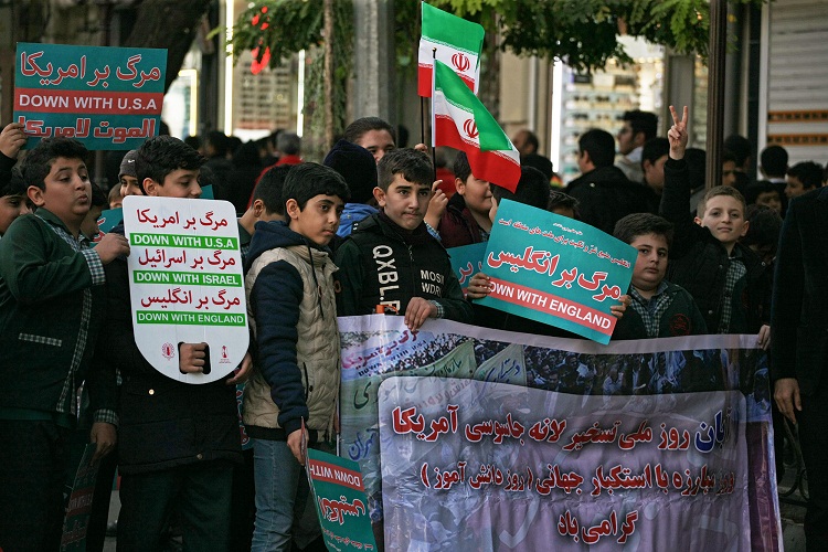 طنین فریاد &laquo;مرگ بر آمریکا&raquo; در راهپیمایی ۱۳ آبان آذربایجان&zwnj;شرقی
