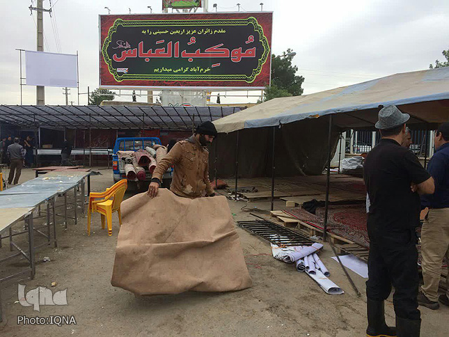 اتمام خدمترسانی خادمان موکبالعباس(ع) خرمآباد به زوار اربعین حسینی اتمام خدمترسانی خادمان موکبالعباس(ع) خرمآباد به زوار اربعین حسینی