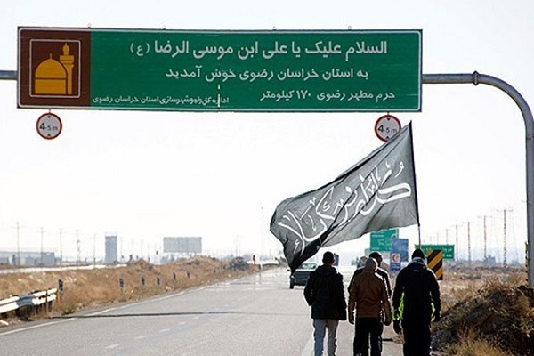 اعزام 4 کاروان پیاده از همدان به مشهد مقدس