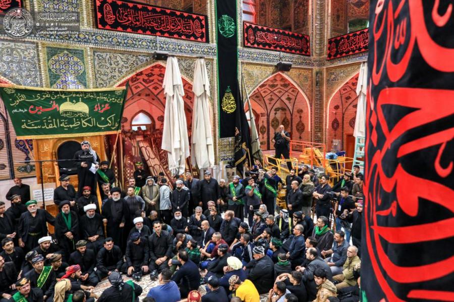 تصاویری از آیین سوگواری رحلت پیامبر(ص) در حرم علوی