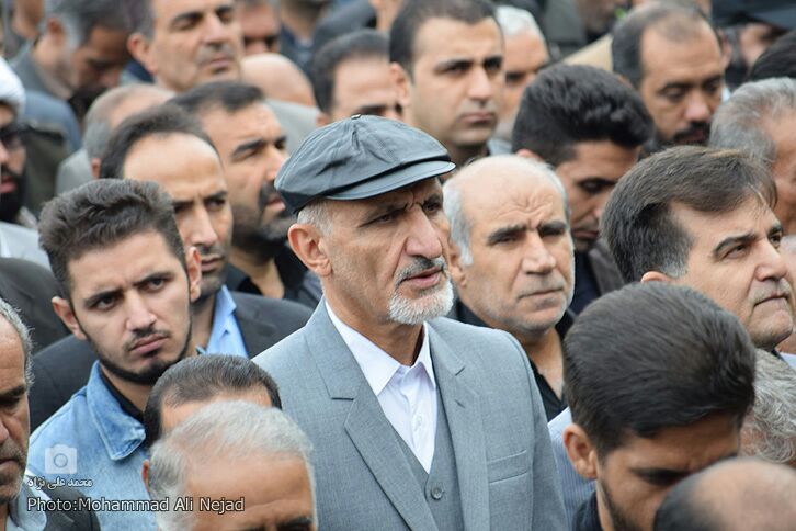 گزارش تصویری مراسم تشییع و خاکسپاری شهید سیدنورخدا موسوی