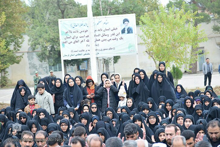 گزارش تصویری مراسم تشییع و خاکسپاری شهید سیدنورخدا موسوی