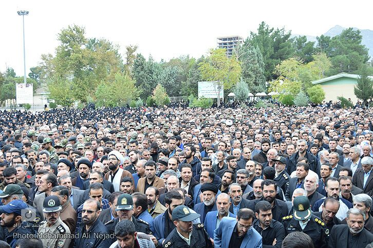 گزارش تصویری مراسم تشییع و خاکسپاری شهید سیدنورخدا موسوی