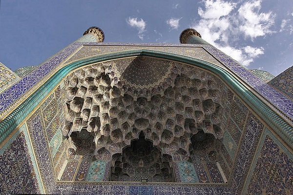 اتمام عملیات مرمت ایوان گنبد خانه مسجد تاریخی امام اصفهان