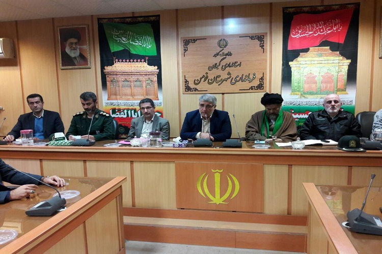 برگزاری یادواره شهدای روحانی غرب گیلان در فومن
