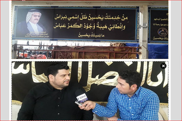 خادم الحسین عراقی از خدمت به زوار می‌گوید/ روشن نگهداشتن چراغ موکب پس از پدر