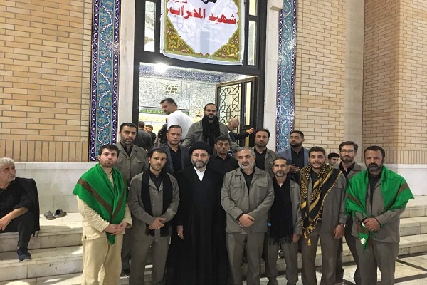 حضور گروه تواشیح محمدرسول‌الله(ص) در پیاده روی اربعین + عکس