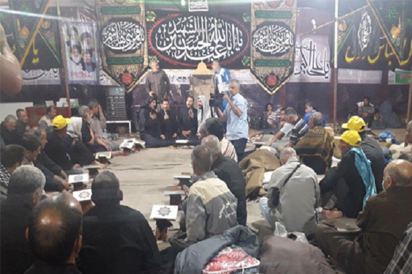 محافل قرآنی ششمین روز حضور کاروان نور در مسیر پیاده‌روی اربعین