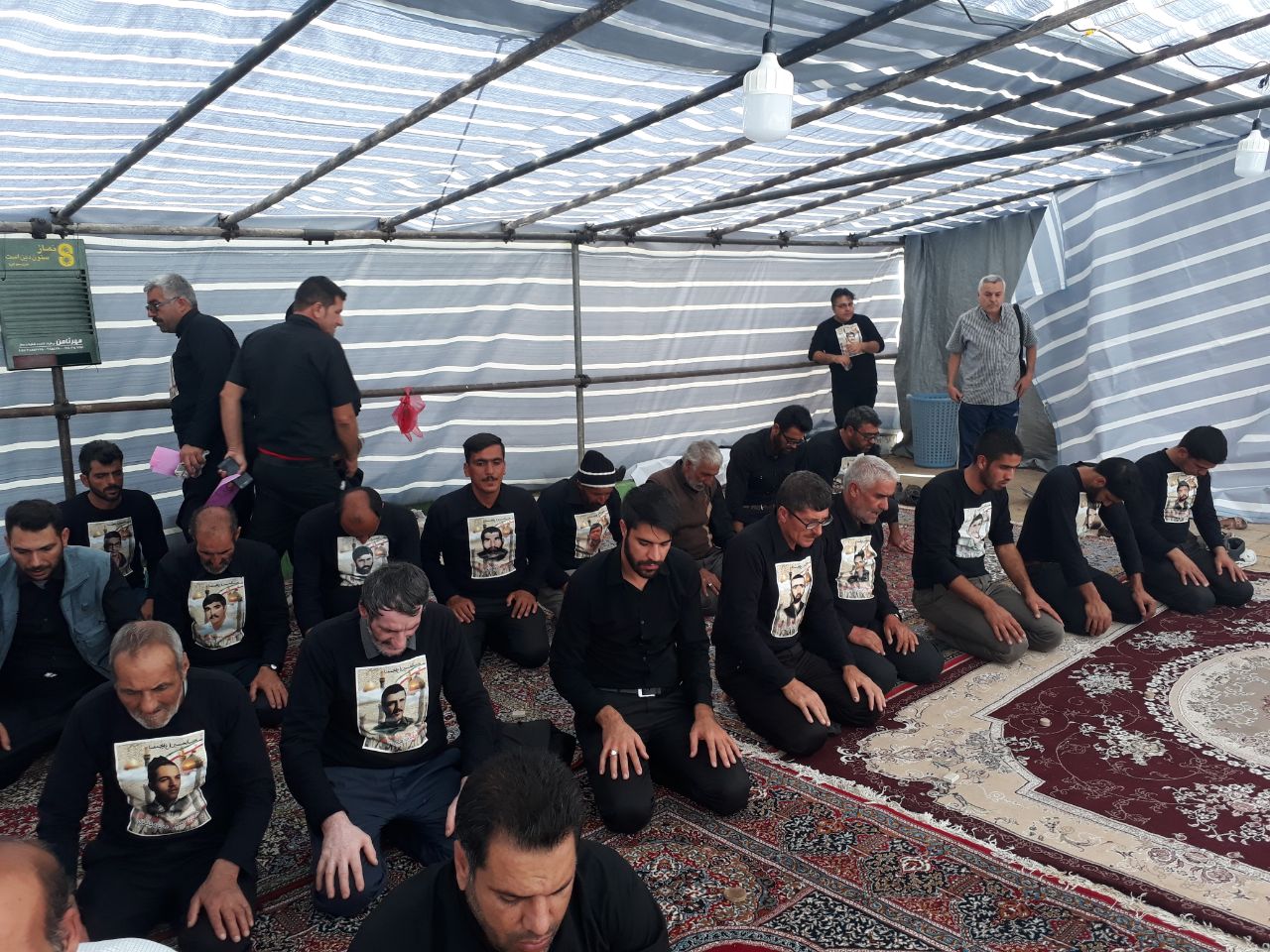 گزارش تصویری از خدمت‌رسانی شهرداری خرم‎آباد به زائران اربعین