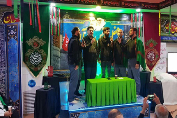 هفتمین روز از محافل قرآنی کاروان نور در مسیر پیاده‌روی اربعین