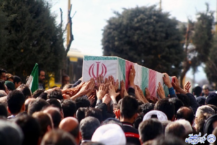 تشییع پیکر جانباز شهید غلامرضا غیاثی