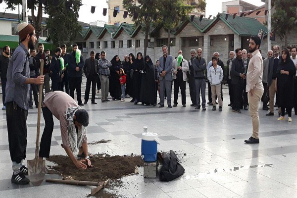 نمایش خیابانی &laquo;سایه همسایه&raquo; در آمل به اجرا در آمد + عکس